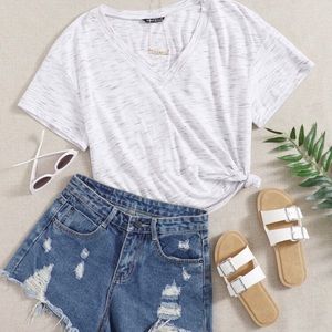 Super cute tie up shirt! Never worn!